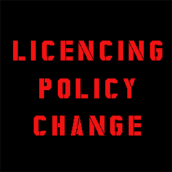 licencing policy change