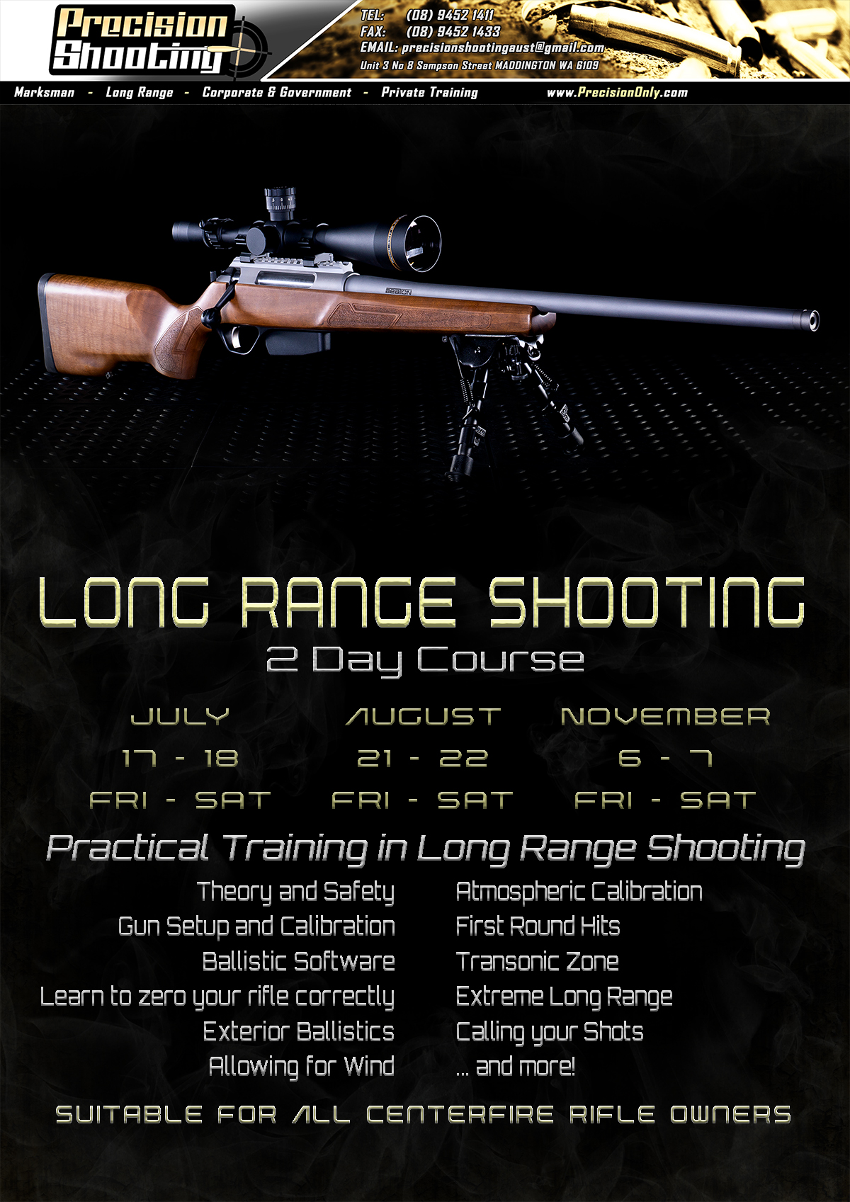 Precision Shooting 2 Day Long Range Shooting Course Beaton Firearms