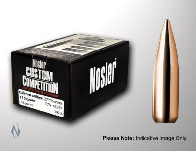 Nosler Custom Comp 6.5mm 123gr HPBT 100pk