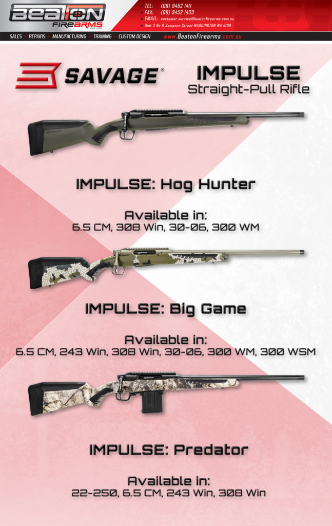 Savage Impulse Predator 308 Win 20 Camo Straight-pull Rifle 10+1