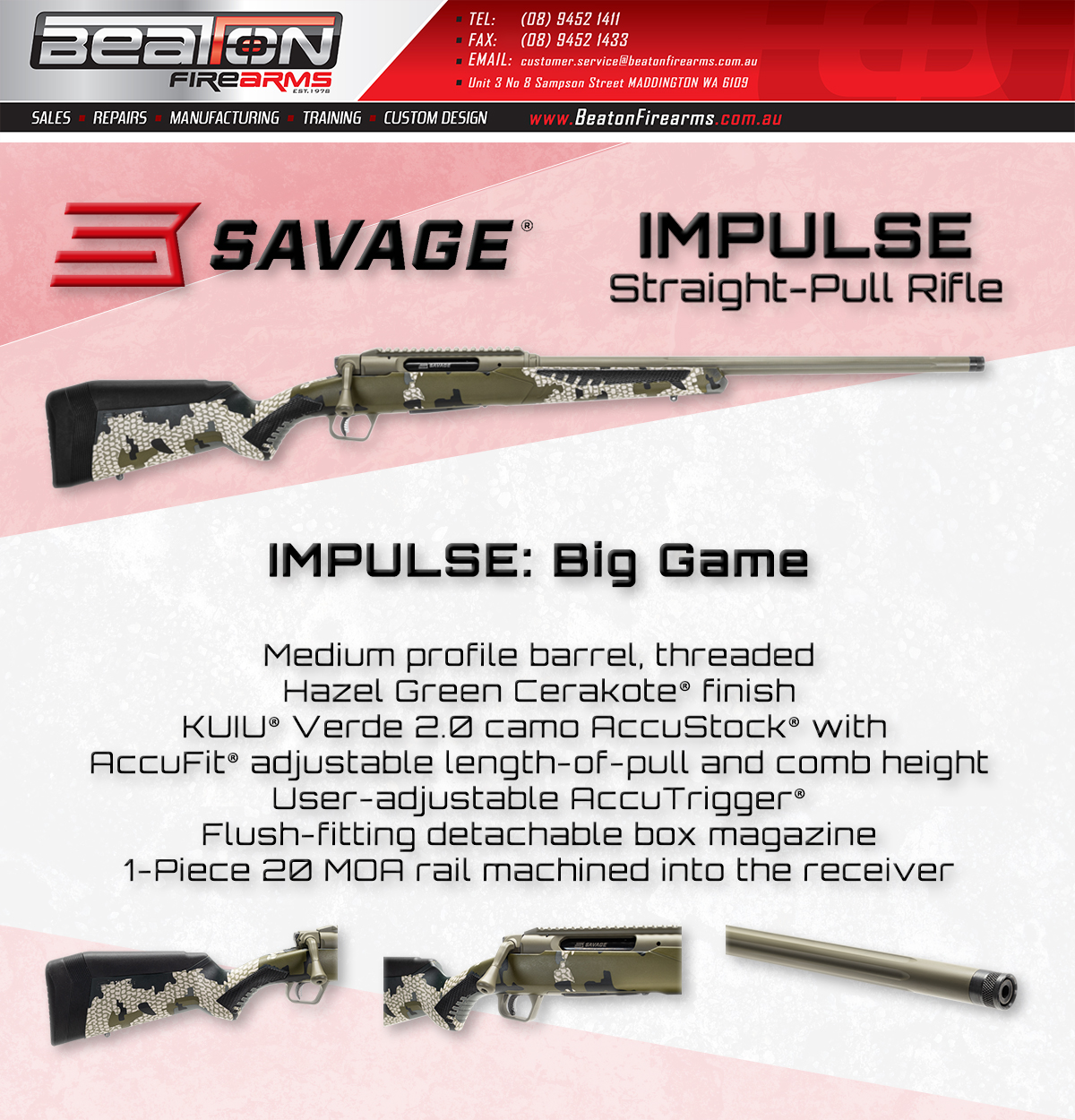 Savage Impulse Straight-Pull Rifle | Beaton Firearms