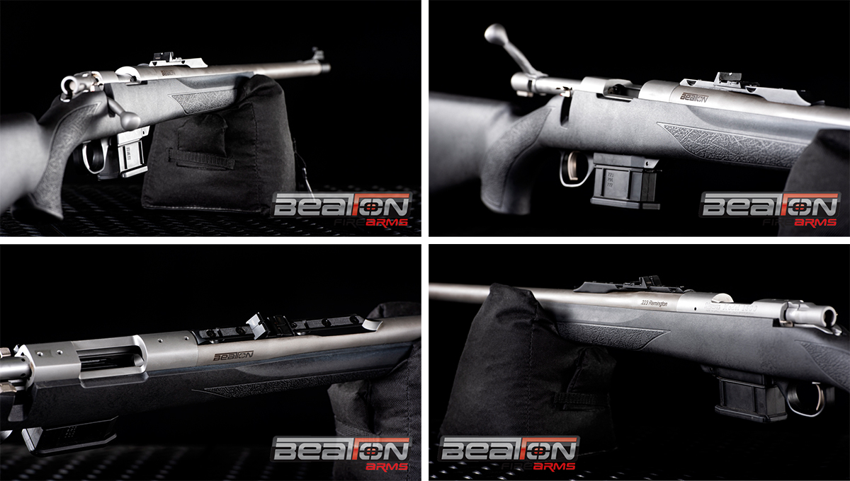 Howa 1500 with express sights Beaton Firearms