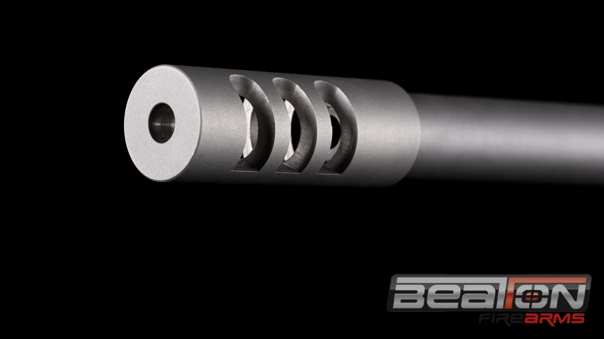 Custom Weatherby Vanguard with Quick Detach Muzzle Brake Beaton Firearms